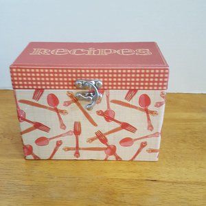 Paula Deen Recipe Card Organizer Box